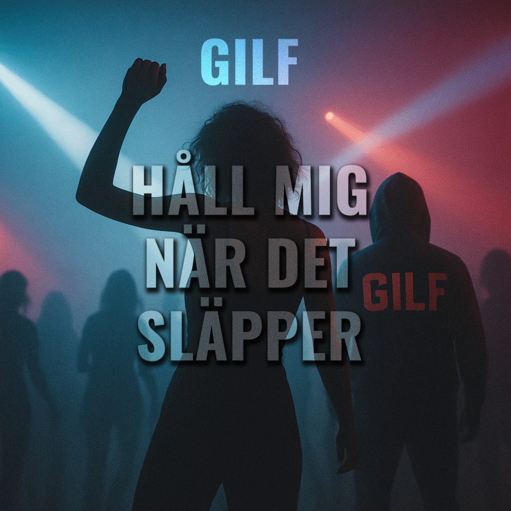 GILF - ALBUM COVER - HÅLL MIG NÄR DET SLÄPPER